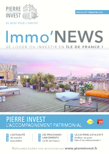 IMMO'NEWS 4ème trimestre 2016