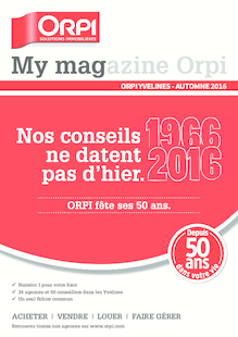ORPI 78  YVELINES - Automne 2016