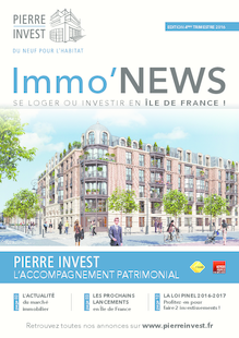 IMMO'NEWS 4ème trimestre 2016