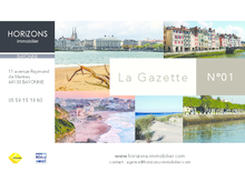 HORIZONS IMMOBILIER - La Gazette N°1 - Bayonne