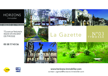 HORIZONS IMMOBILIER - La Gazette N°3 - St Vincent de Tyrosse	